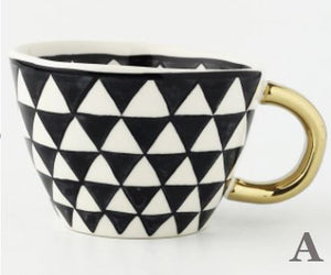 Eclectic Hand Painted Coffee & Espresso Mugs