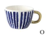 Eclectic Hand Painted Coffee & Espresso Mugs