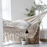 Macramé Fringed Hammock