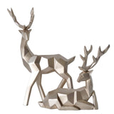 Geometric Reindeer Pair