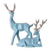 Geometric Reindeer Pair