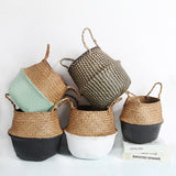 Colorful Boho Woven Baskets